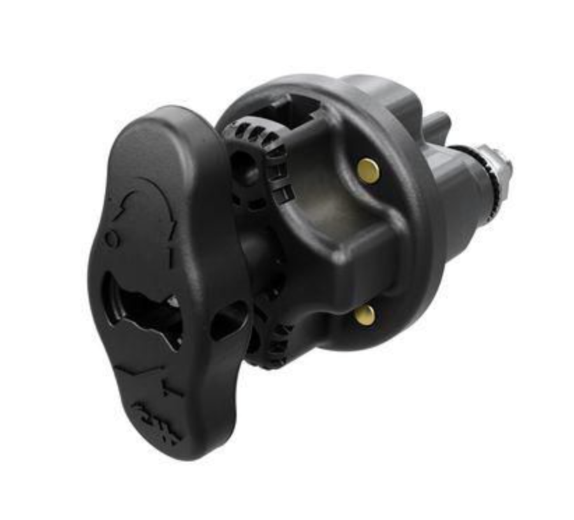 Battery Master Switch With Lockout Tag - Cole Hersee 300 Amp DPST - Black Handle