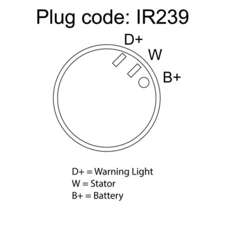 Bosch Style 24v Universal Alternator 55 AMP Twin A Section Pulley
