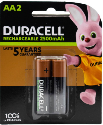 4x Duracell Recharge Ultra Rechargeable AA Batteries
