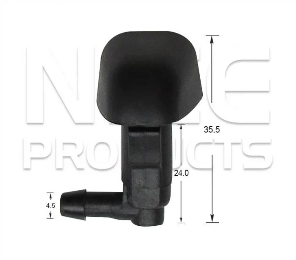2x Windscreen Wiper Nozzle SprayerJet for Kia Sportage | 10/13 - 01/16