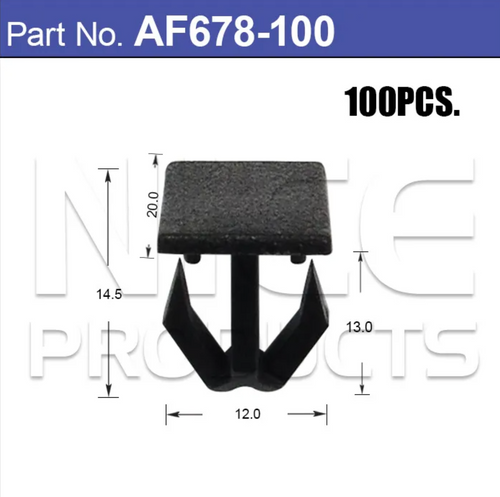 AF678-100 Trim Fasteners – Bag of 100