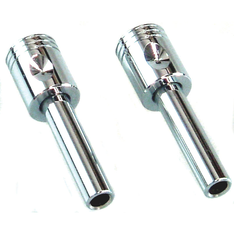 TFI Racing Door Lock Knobs Chrome Pistons Universal set of 2 Holden/Ford