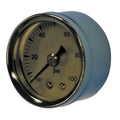 TFI Racing Fuel pressure gauge 0-100 lbs, 1-1/2 inch diameter, high-polished