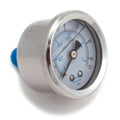 TFI Racing Fuel pressure gauge Liquid Filled 0-15 lbs, 1-1/2 inch diameter