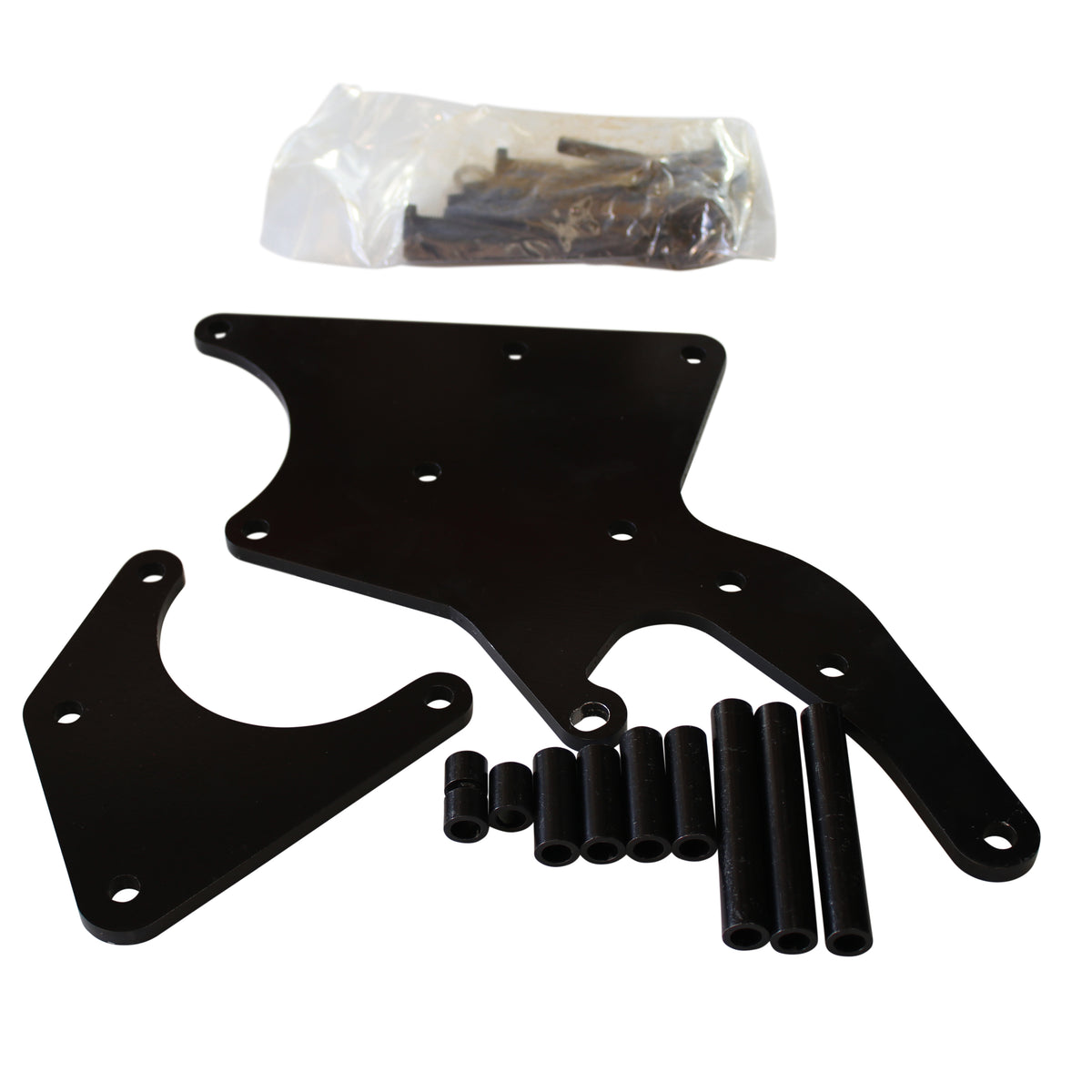 TFI Racing LS Chevrolet Alternator+A-Can Power Steering Relocation Bracket Kit