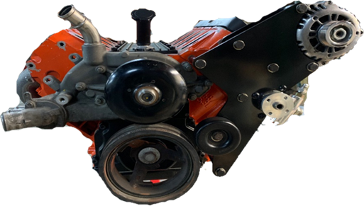 TFI Racing LS Chevrolet Alternator+Type 2 Power Steering Relocation Bracket Kit
