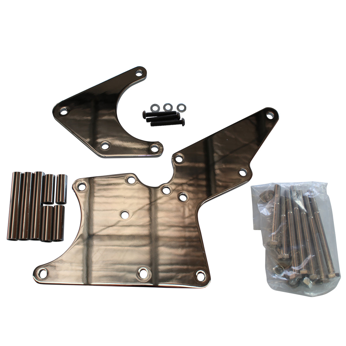 TFI Racing LS Chevrolet Alternator+Type 2 Power Steer Relocation Bracket Kit