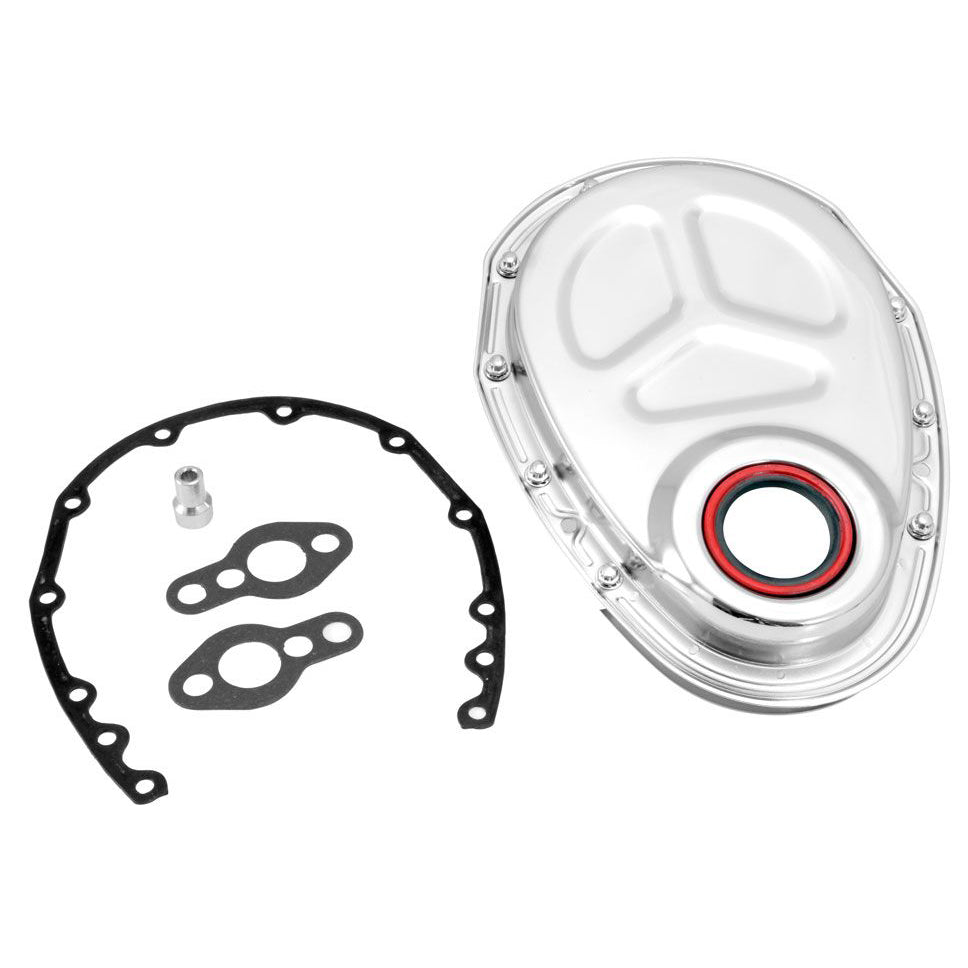 TFI Racing Timing Cover Small Block Chevrolet 12 point Bolts Seal Gasket +