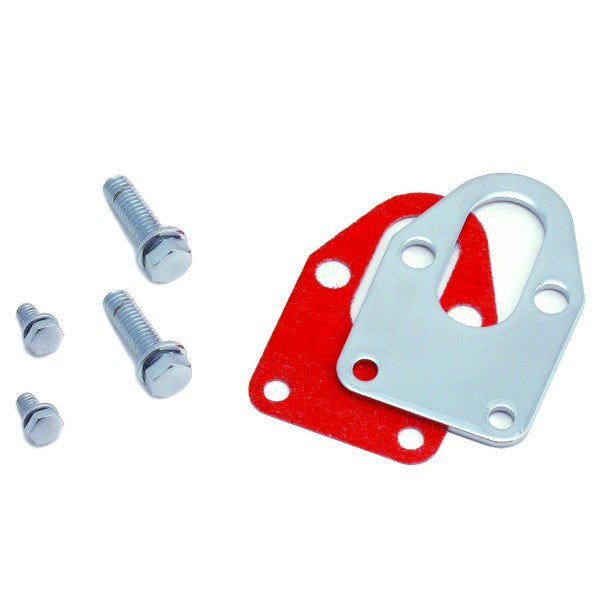 TFI Racing Chevrolet Small Block Fuel Pump Mounting Plate with Bolts + Gkt