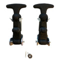 TFI Racing Bonnet Hook Kit Door Fastener Catch Pull Strap with brackets-Pair