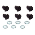 TFI Racing Chevrolet GM Flex Plate Grade 8 Bolts 7/16" x 11/16" Set 6 with Lock
