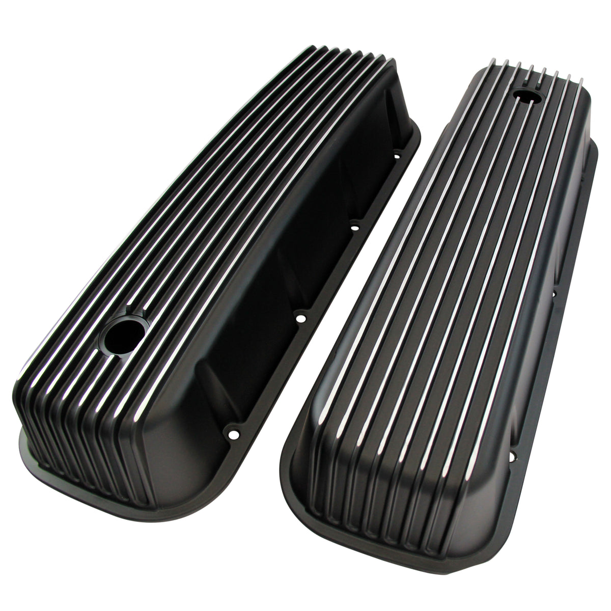 TFI Racing Valve Covers Chevrolet V8 Big Block 396-502 Finned Tall Baffled-pr