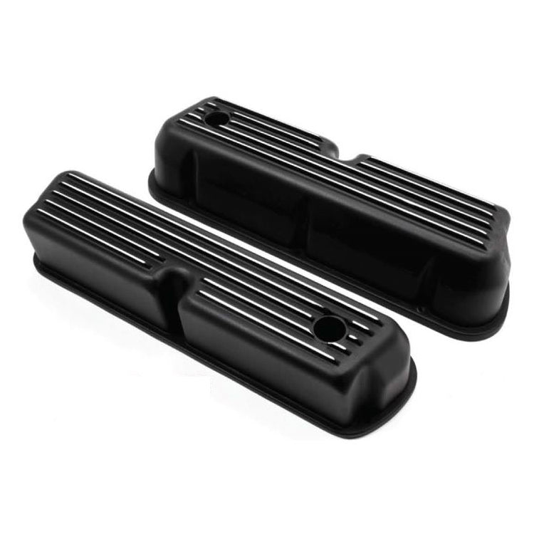 TFI Racing Valve Covers Ford Windsor V8 260-289-302-351 Tall Aluminium Finned