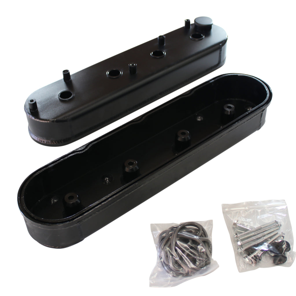 TFI Racing Valve Covers Chevrolet LS Fabricated Centre Bolt + Coil Mounts