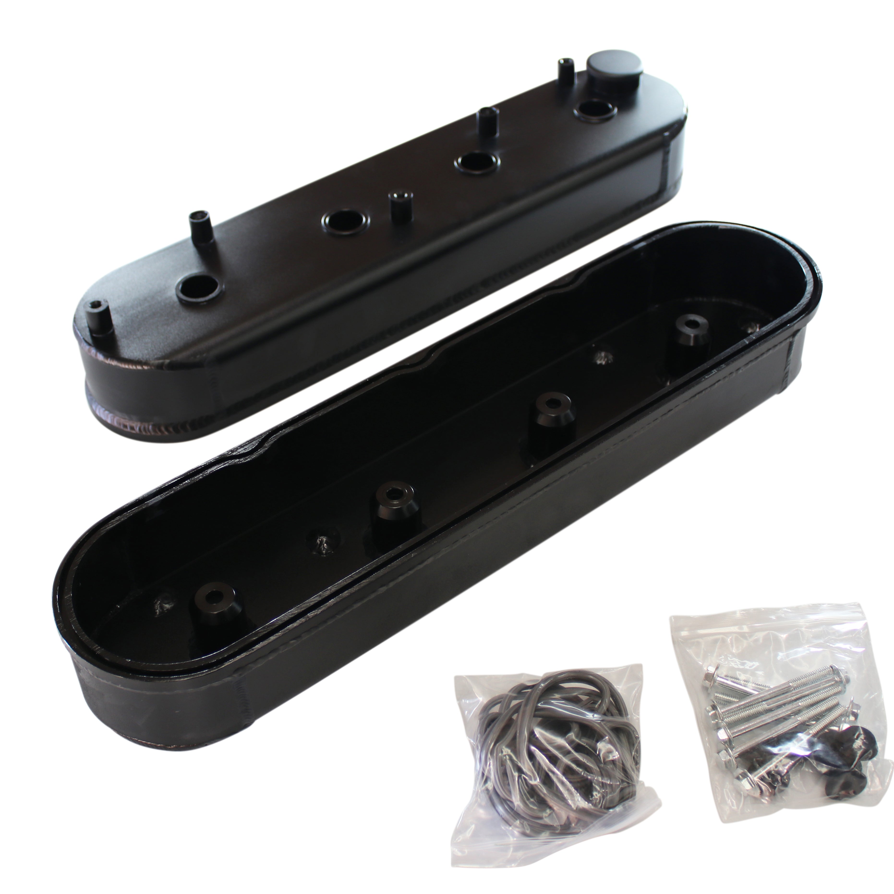 TFI Racing Valve Covers Chevrolet LS Fabricated Centre Bolt + Coil Mounts