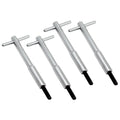 TFI Racing Valve Cover Hold Down Tall T-Bar 5"(125mm) Long x 1/4" Thread Set 4