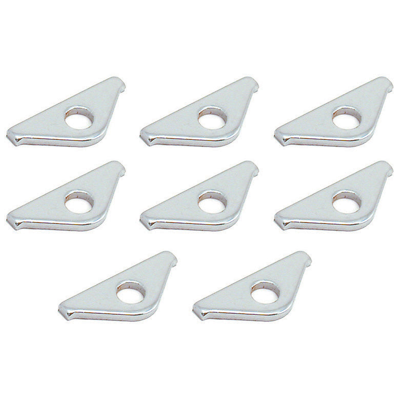 TFI Racing Valve Cover Mini Hold Down Tabs 1-1/2"(38mm) Long Chrome Steel Set 8