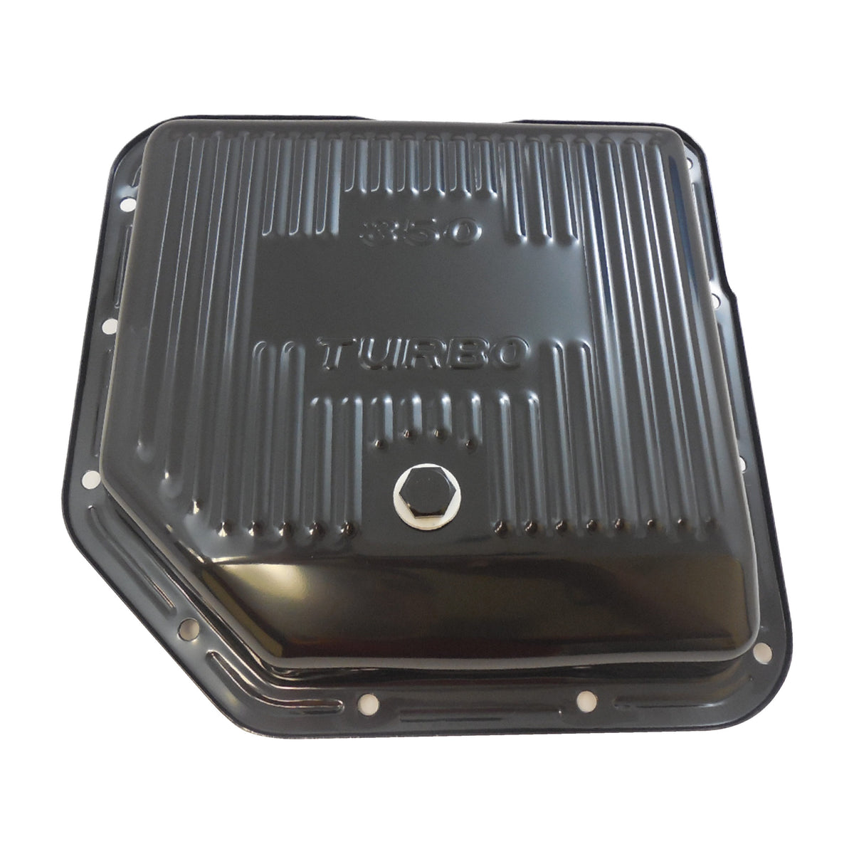 TFI Racing Transmission Pan GM Turbo 350 Finned 2" Standard OEM Depth