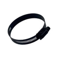 TFI Racing Single Stainless Steel Worm Gear 40-64mm Band Hose Clamp - Black