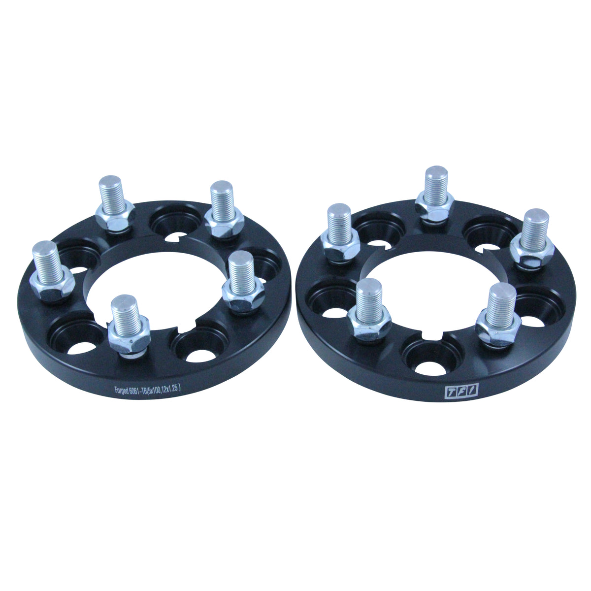 TFI Racing Bolt On Wheel Spacer Kit 15mm Thick Size 5x100PCD 12mmx1.25 Stud