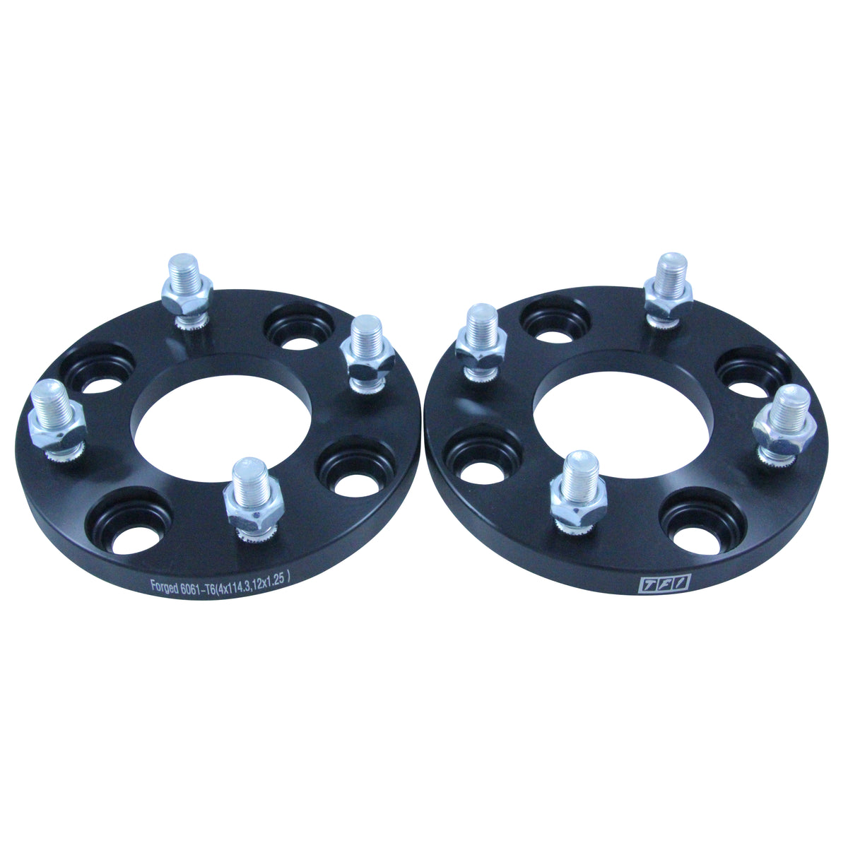 TFI Racing Bolt On Wheel Spacer Kit 15mm Thick Size 4x114.3PCD 12mmx1.25 Stud