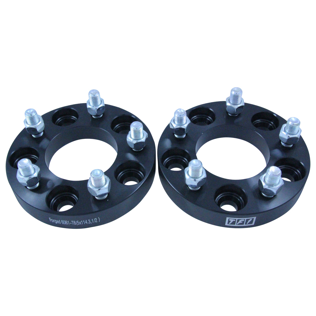 TFI Racing Bolt On Wheel Spacer Kit 25mm Thick Size 5x114.3PCD 1/2 Inch Stud