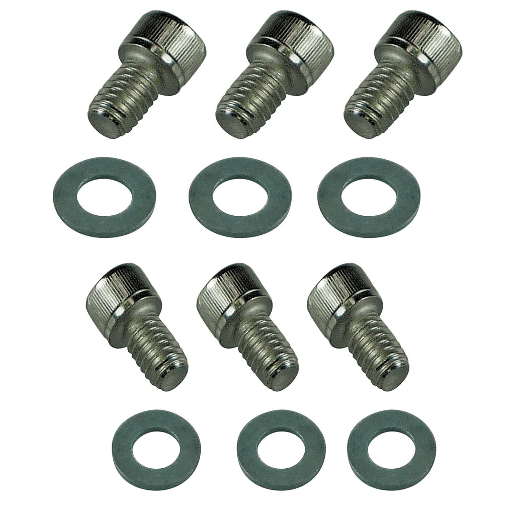 TFI Racing Side Plate Bolts Holden 6 Chrome Socket Head with Washers-Set