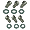 TFI Racing Side Plate Bolts Holden 6 Chrome Socket Head with Washers-Set