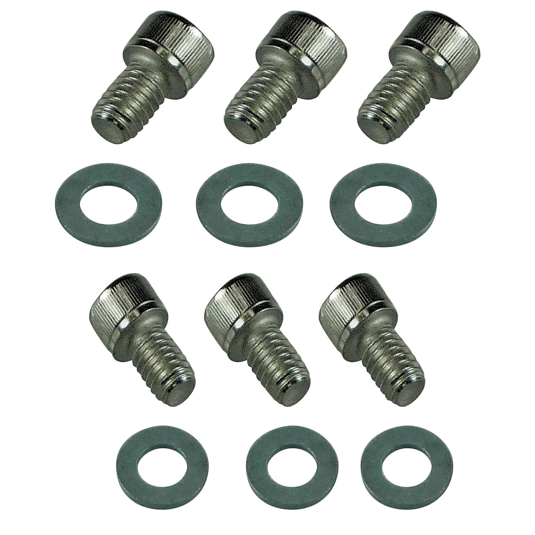 TFI Racing Side Plate Bolts Holden 6 Chrome Socket Head with Washers-Set