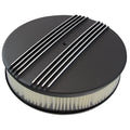 TFI Racing Dual Centre Finned Air Cleaner 14" x 3" Holley Edelbrock Paper Filt