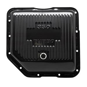 TFI Racing Transmission Pan GM Turbo 350 3-1/2" Deep Finned with Drain Plug