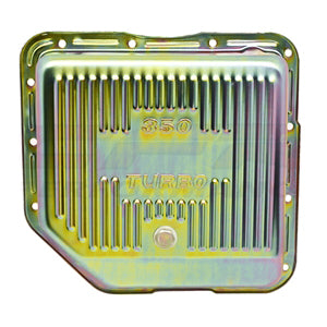 TFI Racing Transmission Pan GM Turbo 350 3-1/2" Deep Finned with Drain Plug