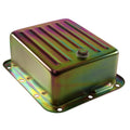 TFI Racing Transmission Pan Ford C4 Deep 4" Depth Zinc Steel Finned Case Fill