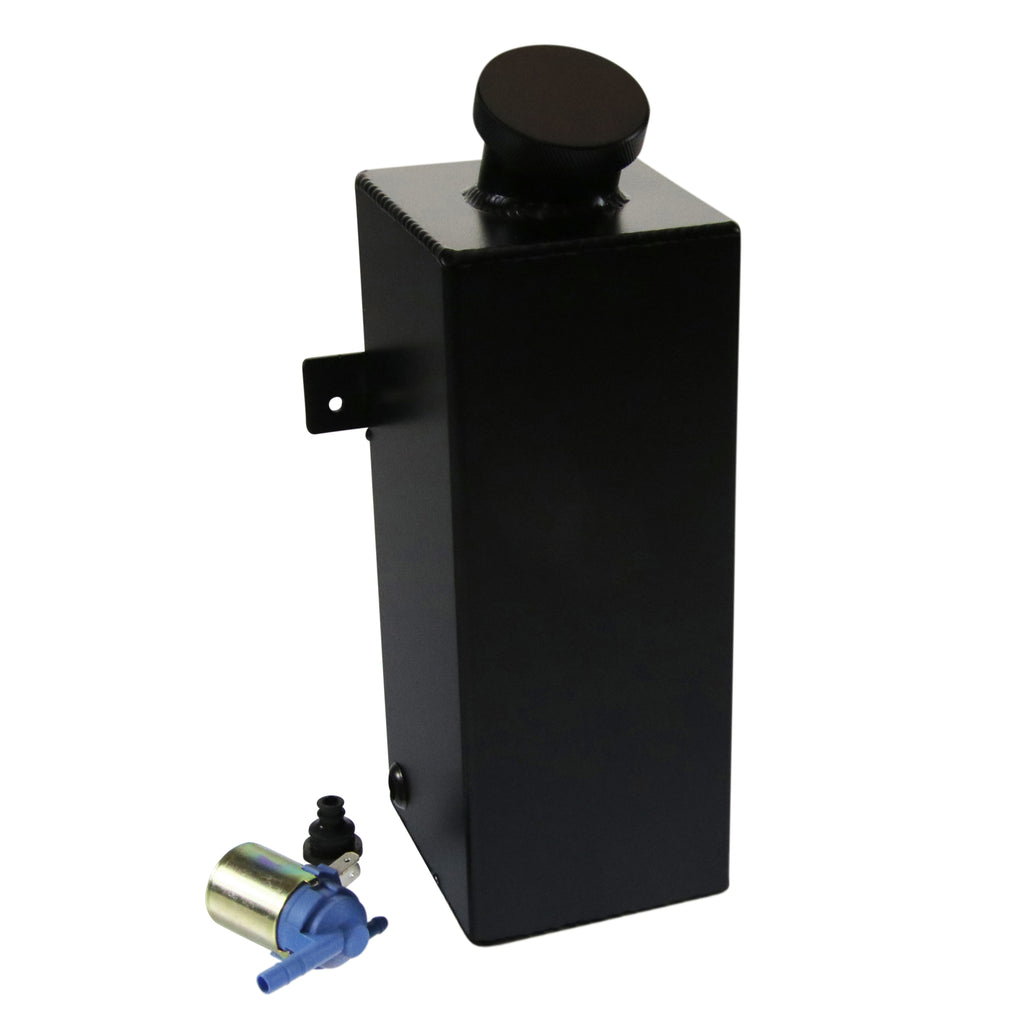 TFI Racing Windscreen Washer Bottle Finish Alloy Vertical (1.8 Litre) Ford Style