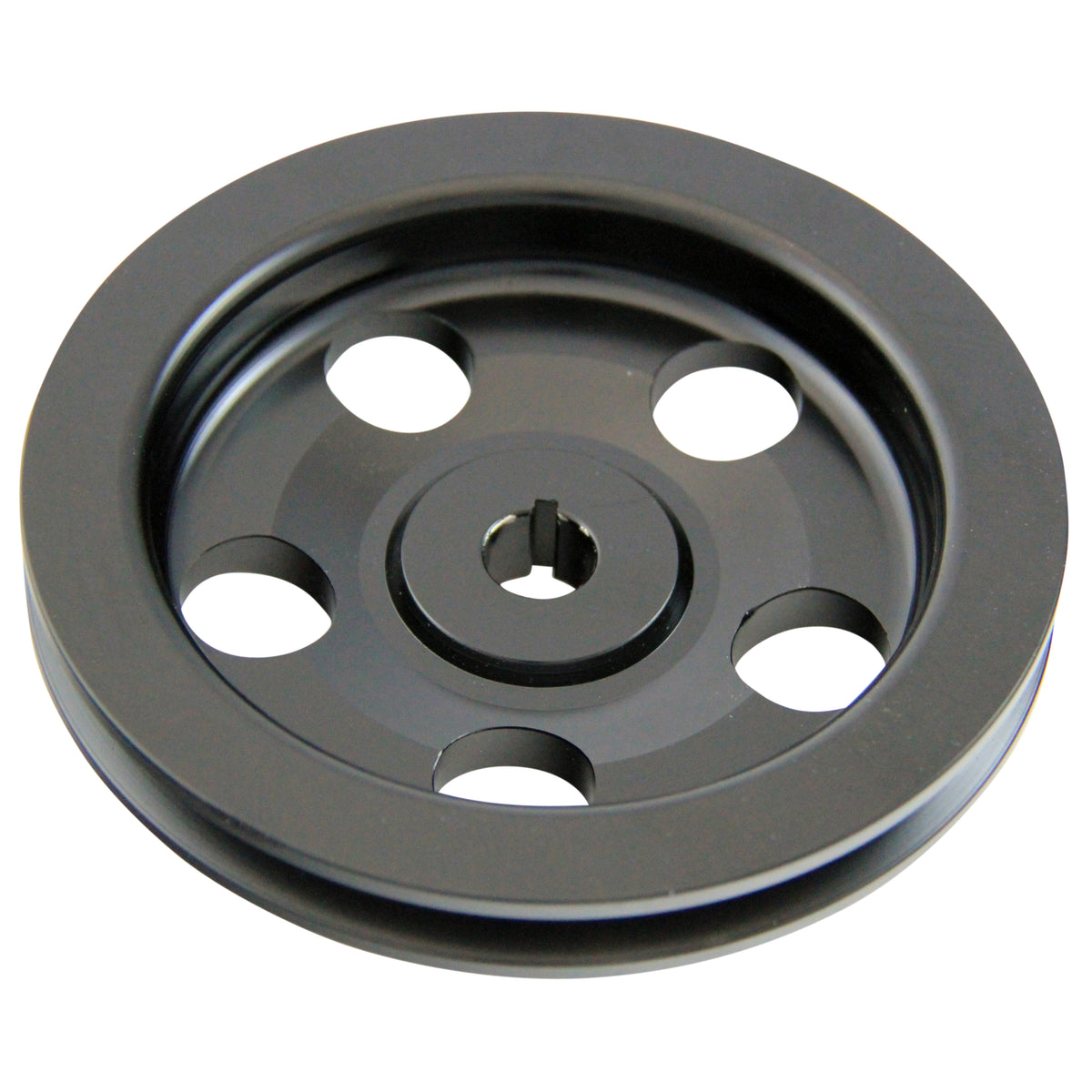 TFI Racing Pulley GM Power Steering Single Groove Alloy 5/8" Shaft 5-3/4" Diam