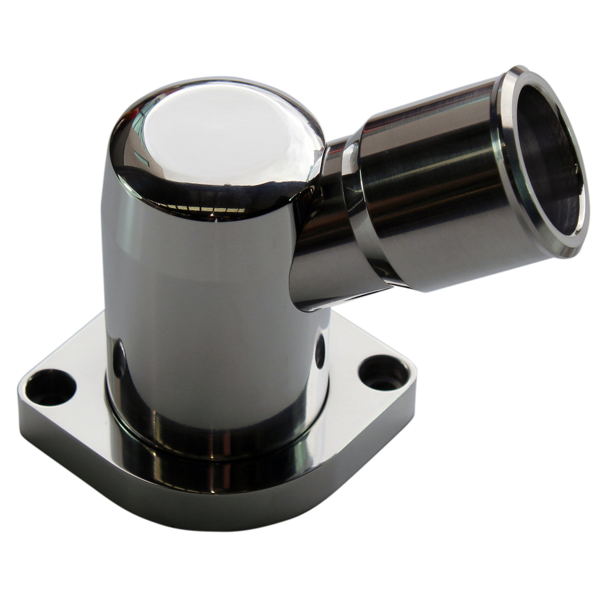 TFI Racing Water Neck Chevrolet LS 2004-08 Polished Alloy 45 Degree Swivel Style