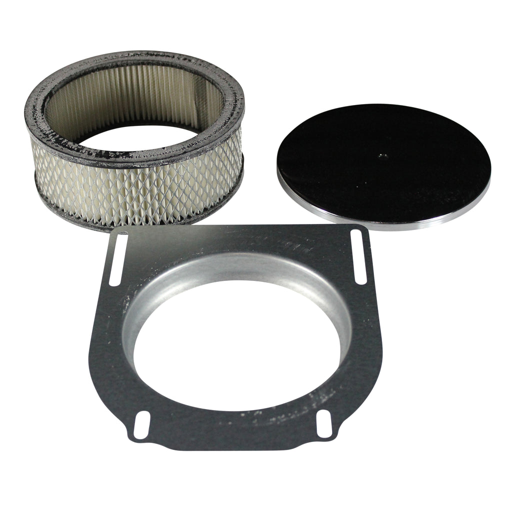 TFI Racing Scoop Short (Hilborn Style) 5 Finned Alloy 13-1/2" Long with filter