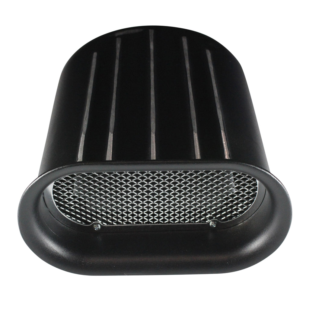 TFI Racing Scoop Short (Hilborn Style) 5 Finned Alloy 13-1/2" Long with filter