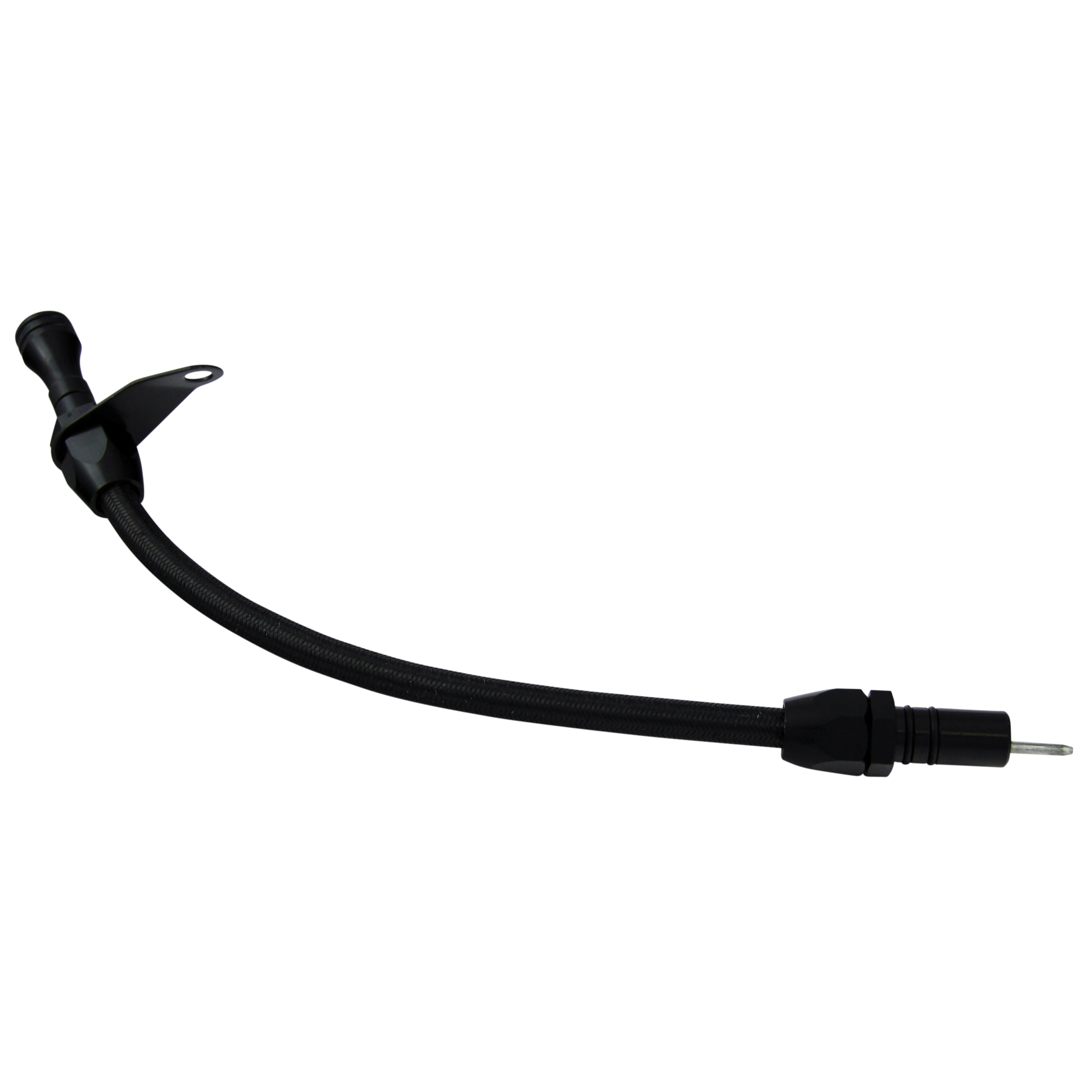 TFI Racing Transmission Dipstick Tube GM Turbo 350 Bell Housing Mount Flexible