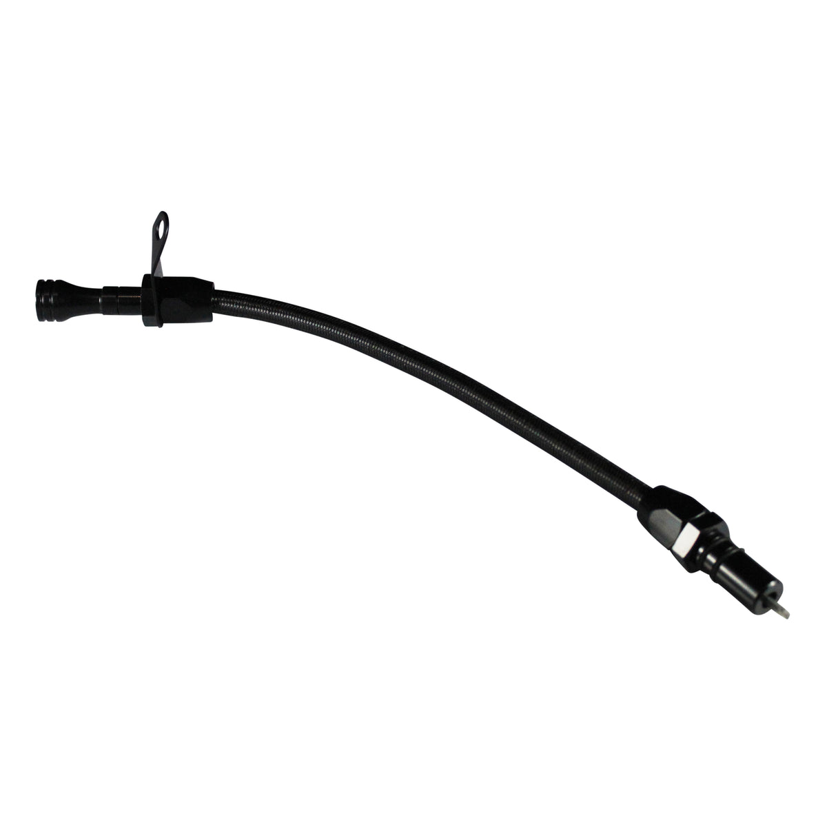 TFI Racing Transmission Dipstick Tube GM Turbo 400 Bell Housing Mount Flexible