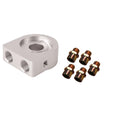 TFI Racing Engine Oil Sandwich Plate Adaptor Kit with 5 Adaptor Thread Fittings
