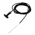 TFI Racing Bonnet Cable T Bar Handle 100 Inch (254cm) Long Plastic Coated