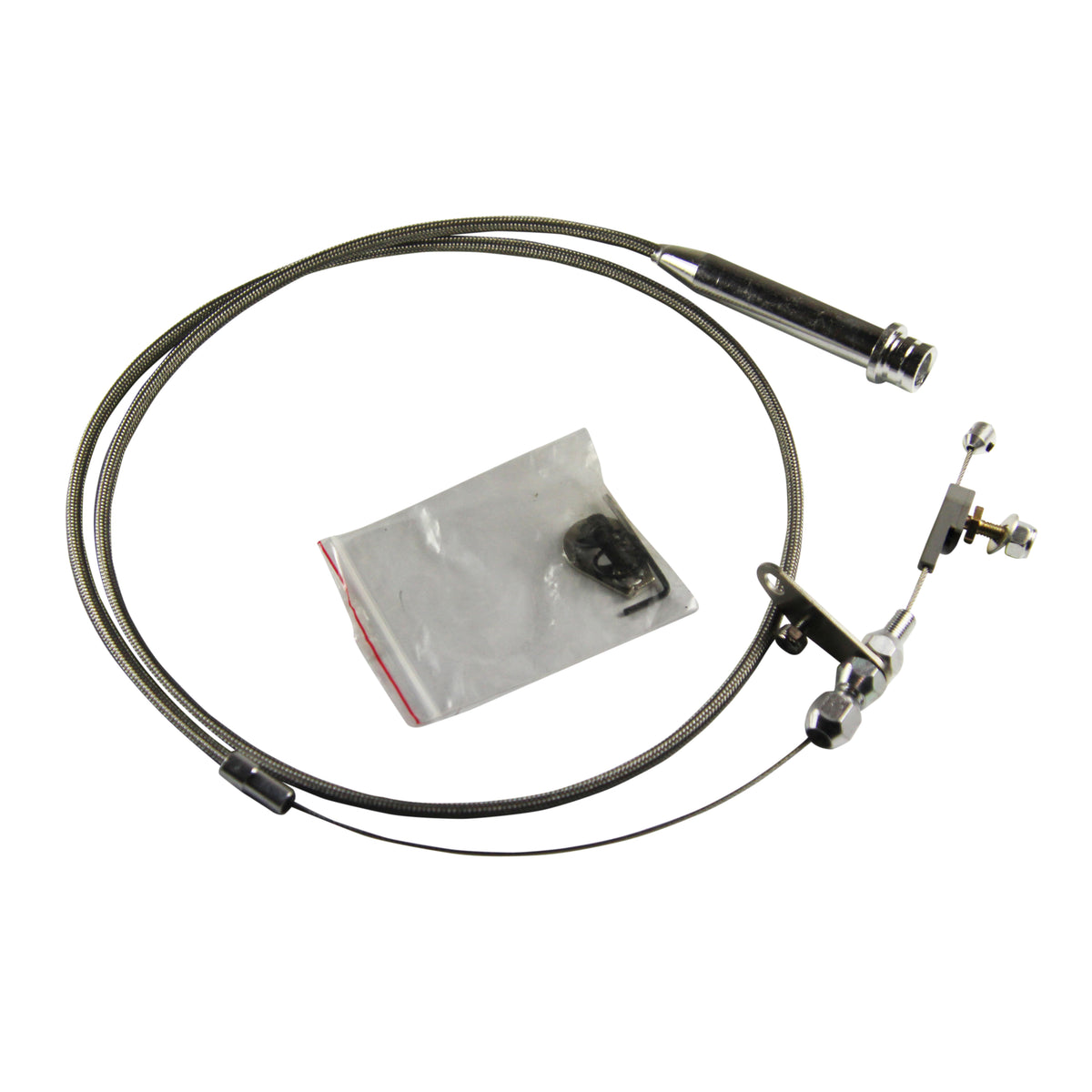 TFI Racing Kickdown Assembly 700-R4 Braided Stainless 24 Inch Long