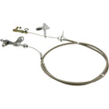 TFI Racing Kickdown Assembly Chrysler 727 Braided Stainless 24 Inch Long