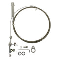 TFI Racing Kickdown Assembly GM 4L60 Braided Stainless 24 Inch Long