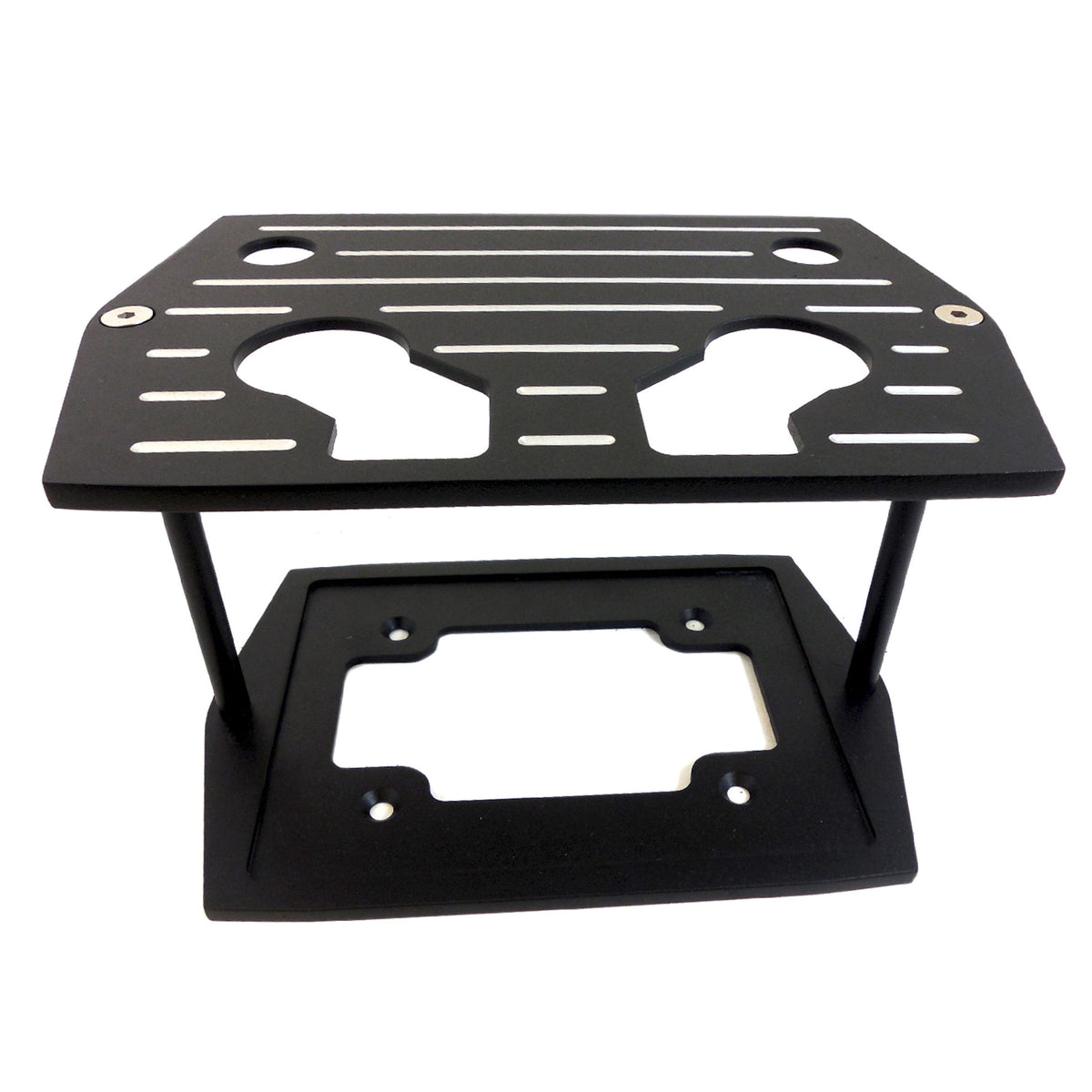 TFI Racing Optima Battery Tray 34/78 Series Black Ball Milled Aluminium Finish