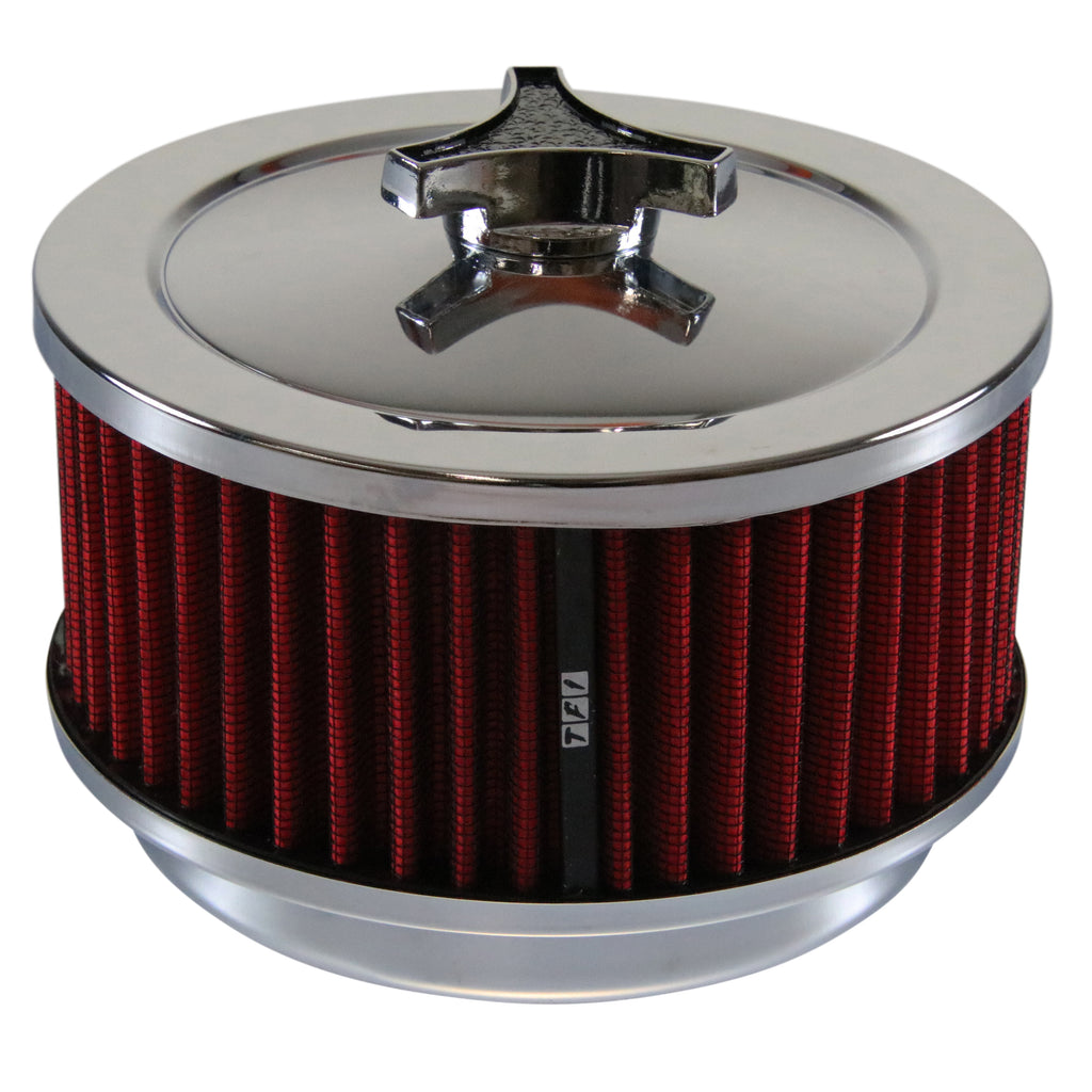 TFI Racing Air Cleaner 6-3/8" Wide x 3" Tall Suit Holley Carb Washable Element