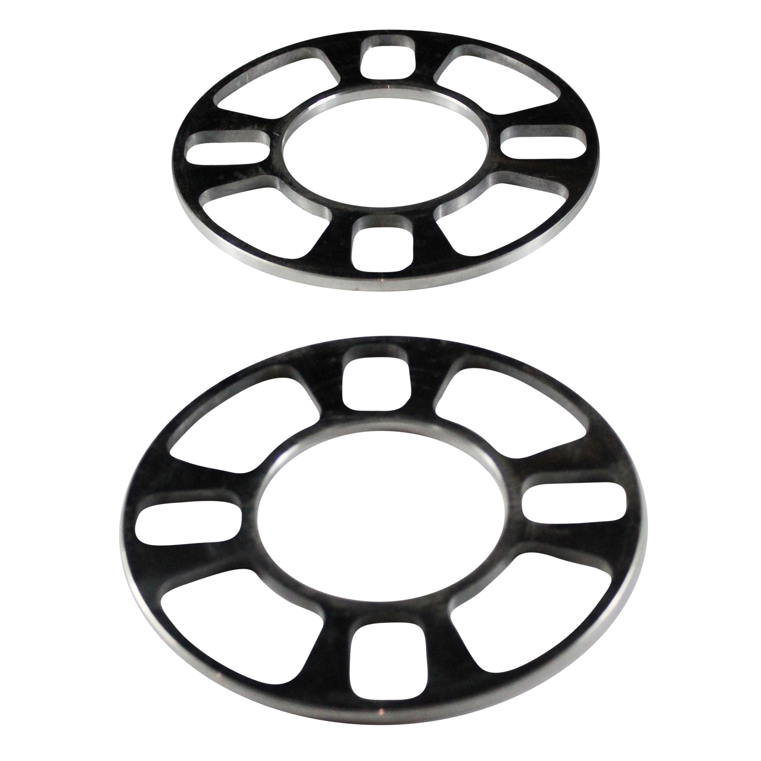 TFI Racing Wheel Spacer Machined 4 Hole-Pair. 5mm thick, 150mm OD, 70mm ID