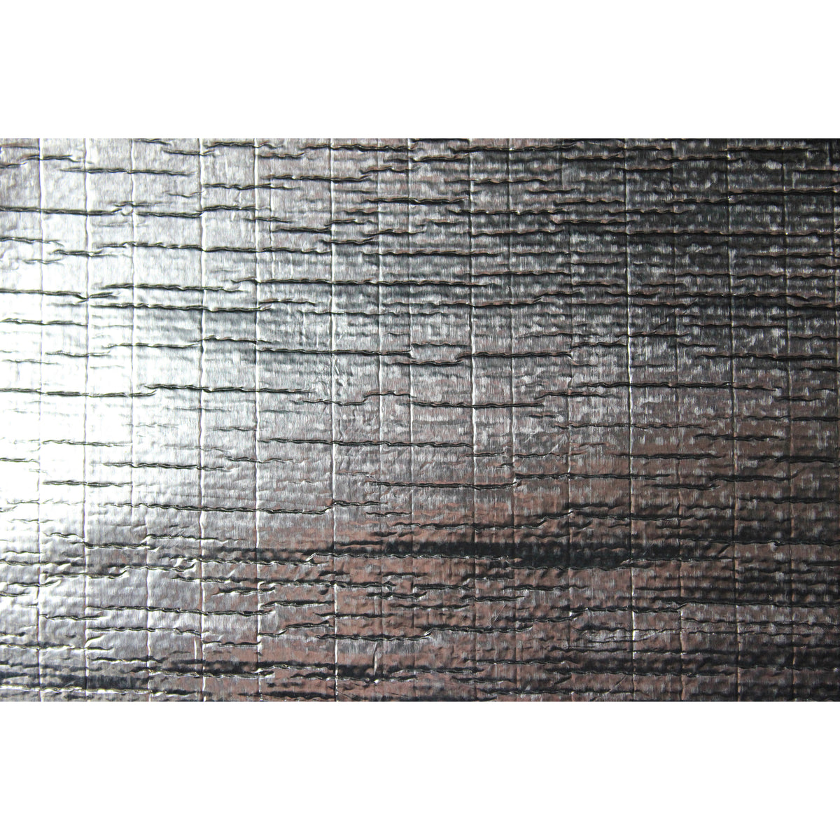 Heat Protection Mat 315mm x 330mm Aluminised Fibreglass with adhesive Rated