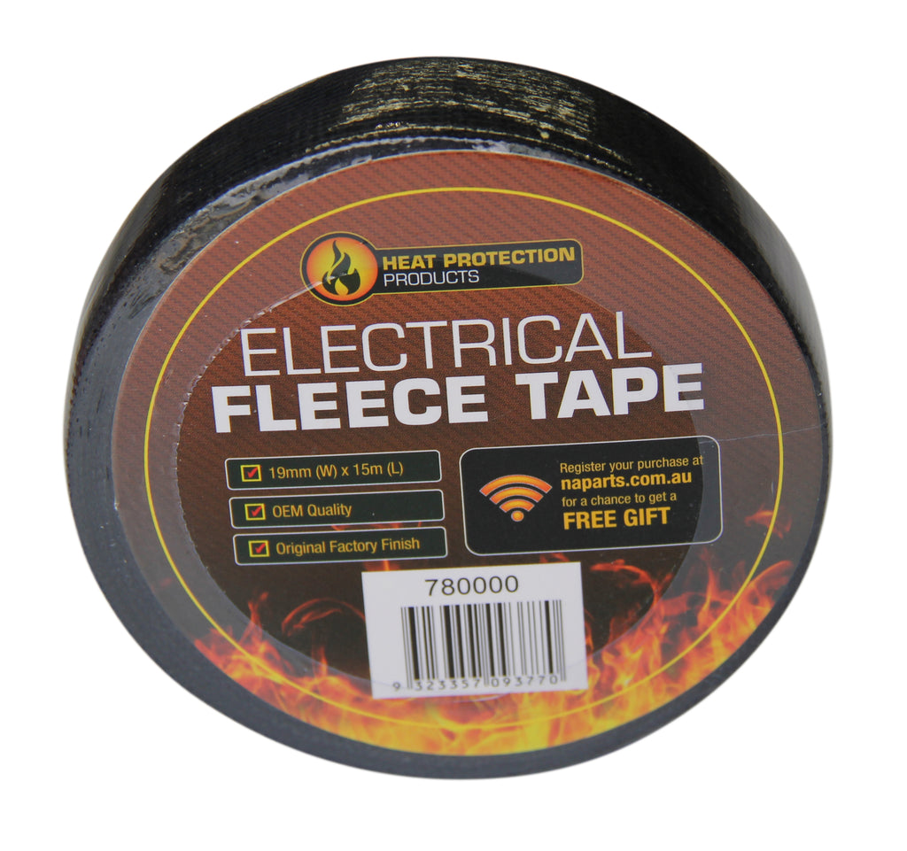 Heat Protection Thermal Fleece Wiring Loom Tape 19mm x 15mt roll